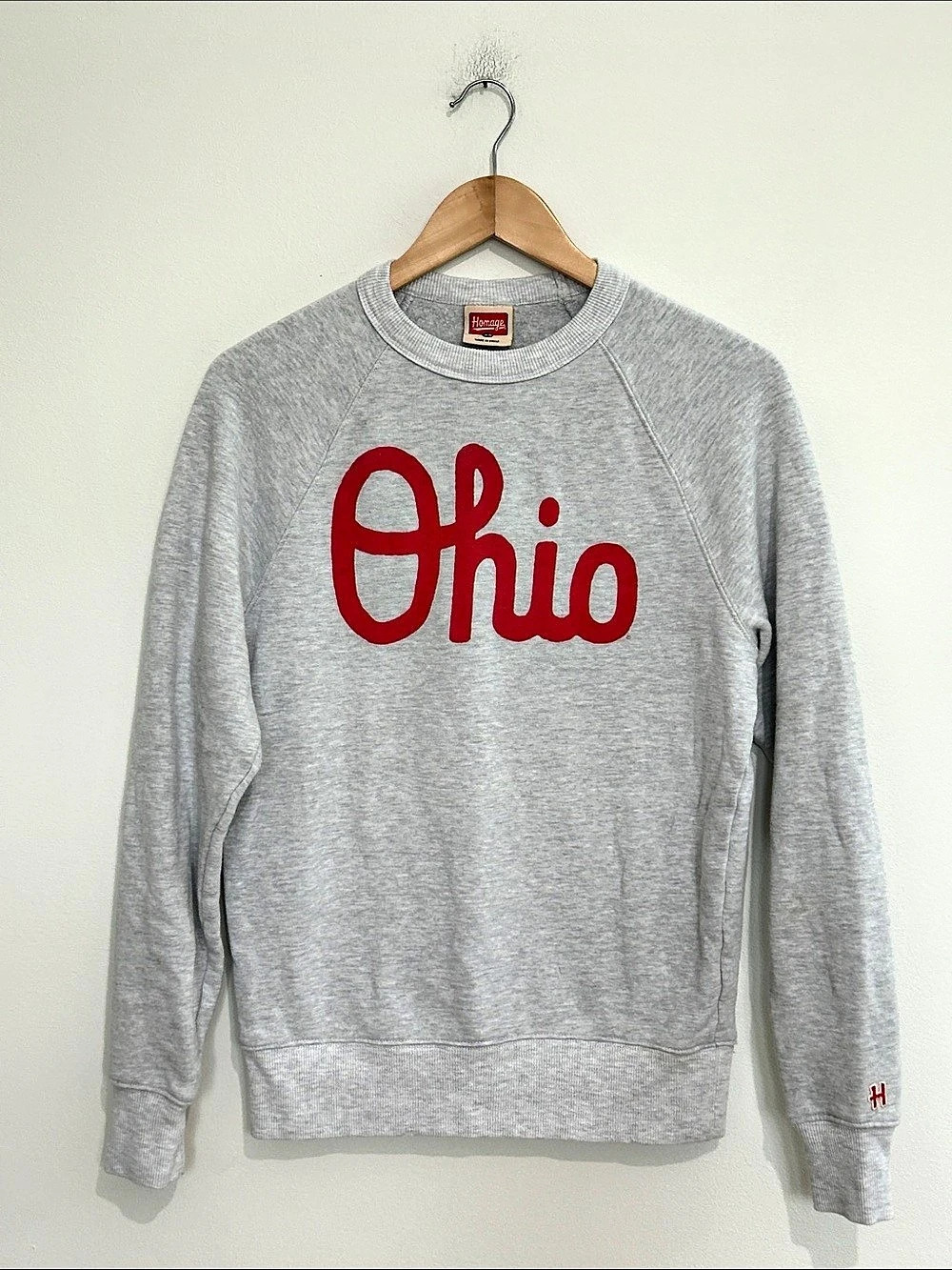 Homage Ohio Graphic Sweatshirt Gray XS